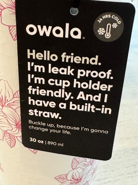 OWALA The “Azalea 13” Masters Limited  Edition 30oz FreeSip Water Bottle NWT - Picture 10 of 13